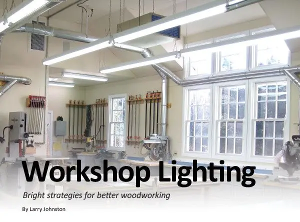 چراغ کارگاهی LED با نور سفید خنک در کارگاه تولیدی