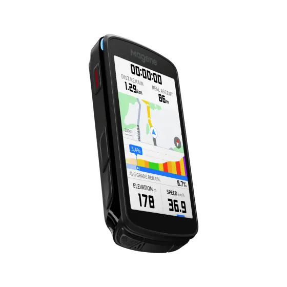 دوچرخهسواران آماتور در حال استفاده از GPS برای ردیابی مسیر در یک مسیر طبیعی