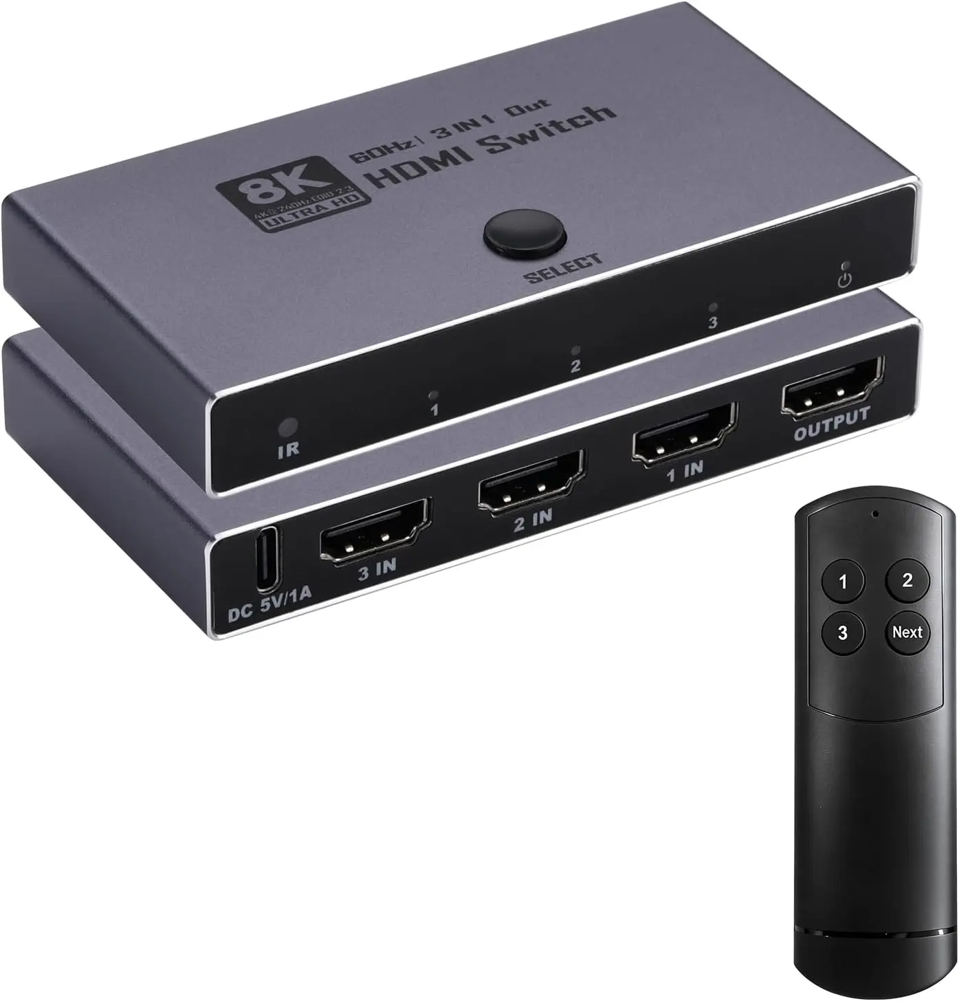 سوئیچ HDMI با کنترل از راه دور برای استفاده آسان‌تر
