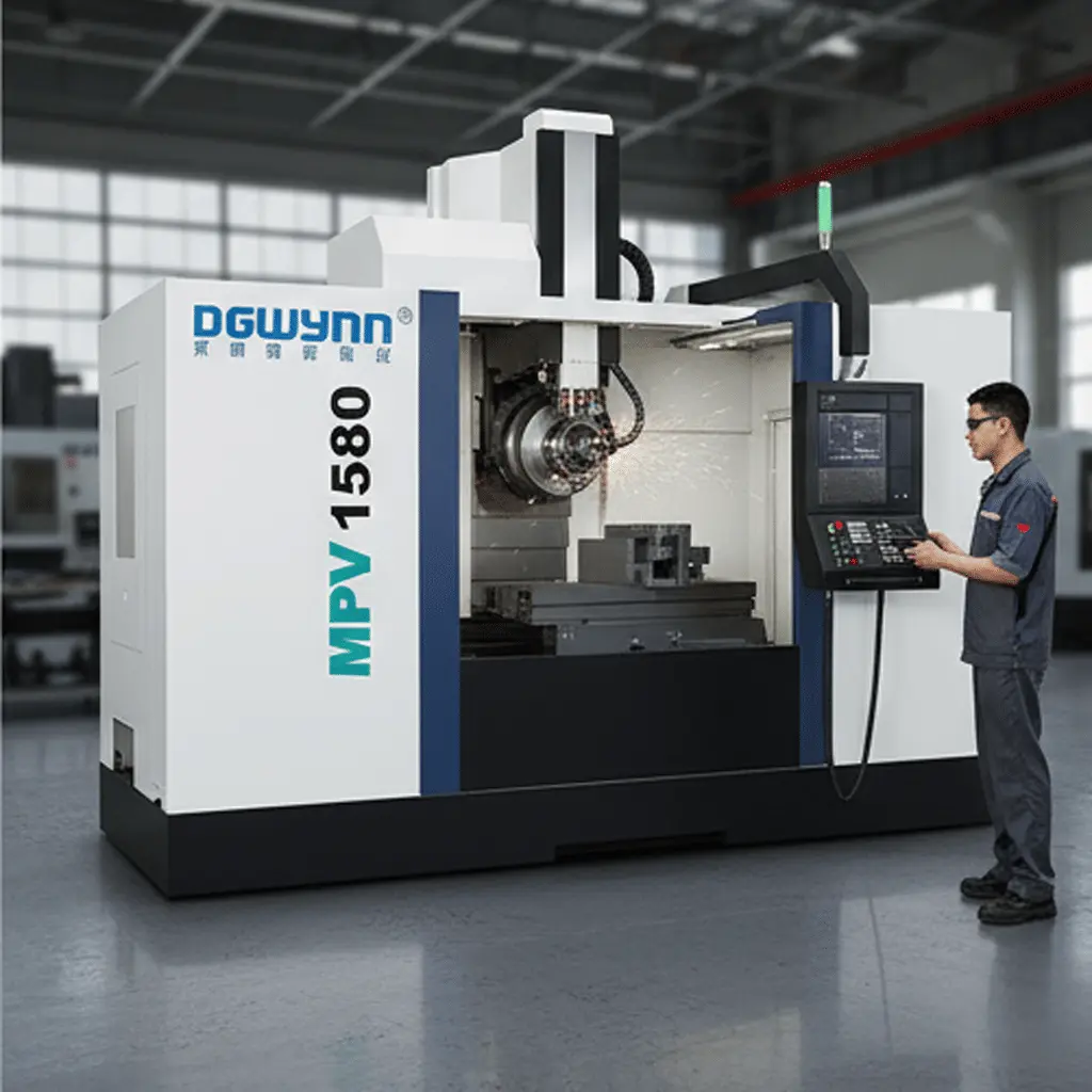 ماشین CNC سهمحوره صنعتی برای ماشینکاری فلزات با دقت بالا