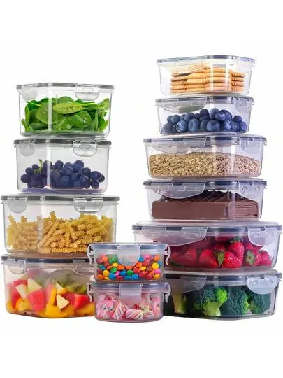 ظرف پلاستیکی با علامت BPA-free برای نگهداری مواد غذایی