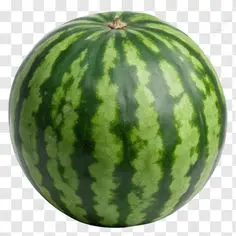 خربزه تازه بریده شده با گوشت قرمز و آبکی
