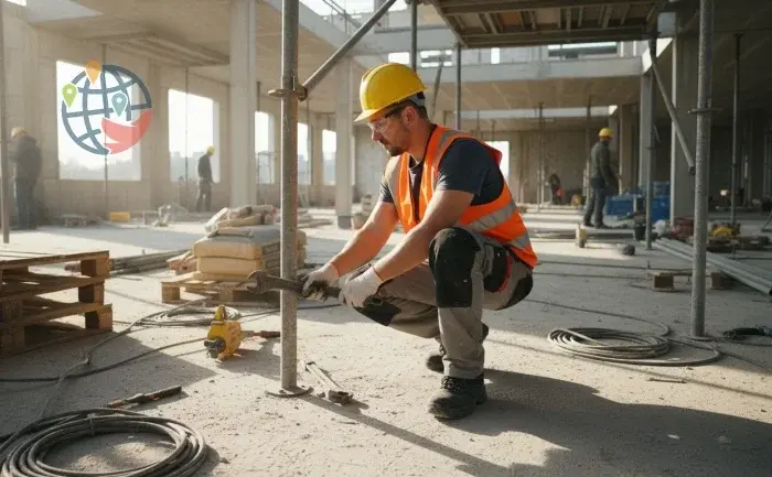 کارشناس BIM در حال بررسی مدل سهبعدی یک ساختمان با استفاده از نرمافزارهای تخصصی
