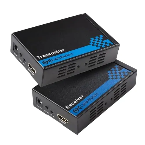 نمونهای از اکستندر HDMI با طراحی مدرن و پورتهای متعدد