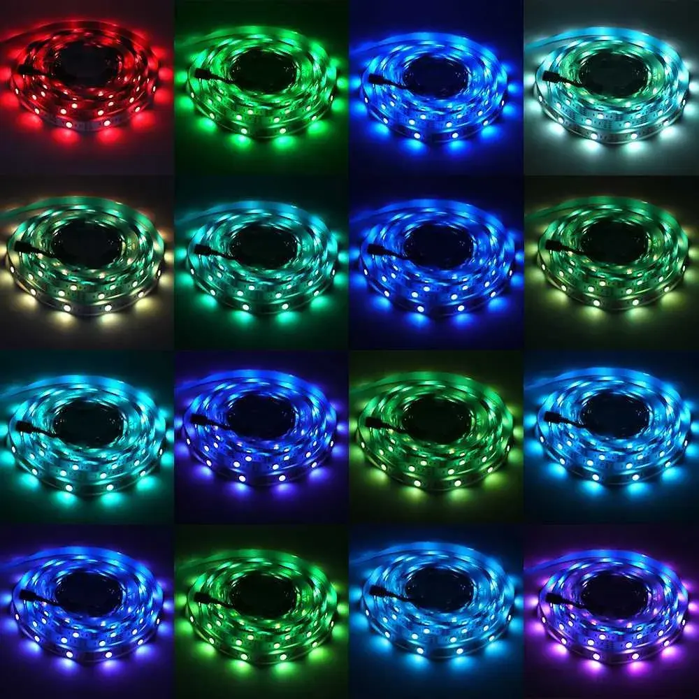 مقایسه ریسههای RGB مختلف با نورپردازیهای متفاوت