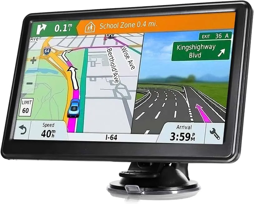 نمونه‌ای از دستگاه‌های GPS قابل حمل برای خودرو