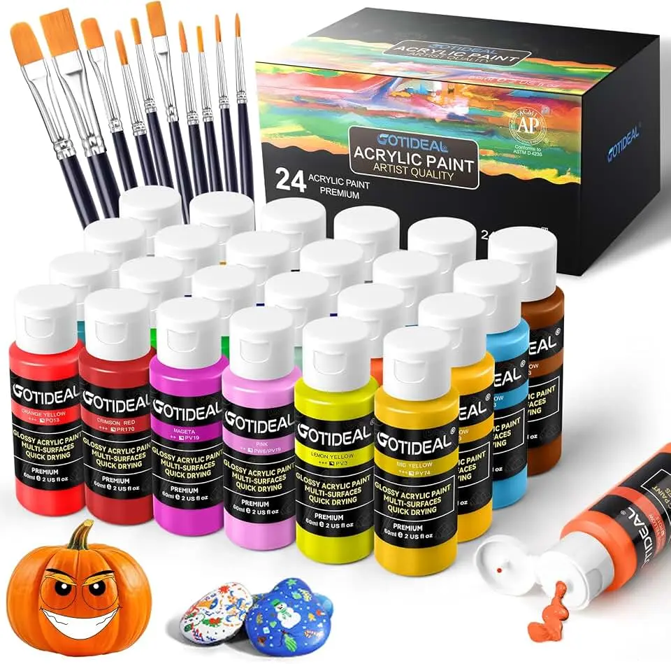 کدام رنگ اکریلیک انتخاب بهتری است؟ بررسی کامل و ساده