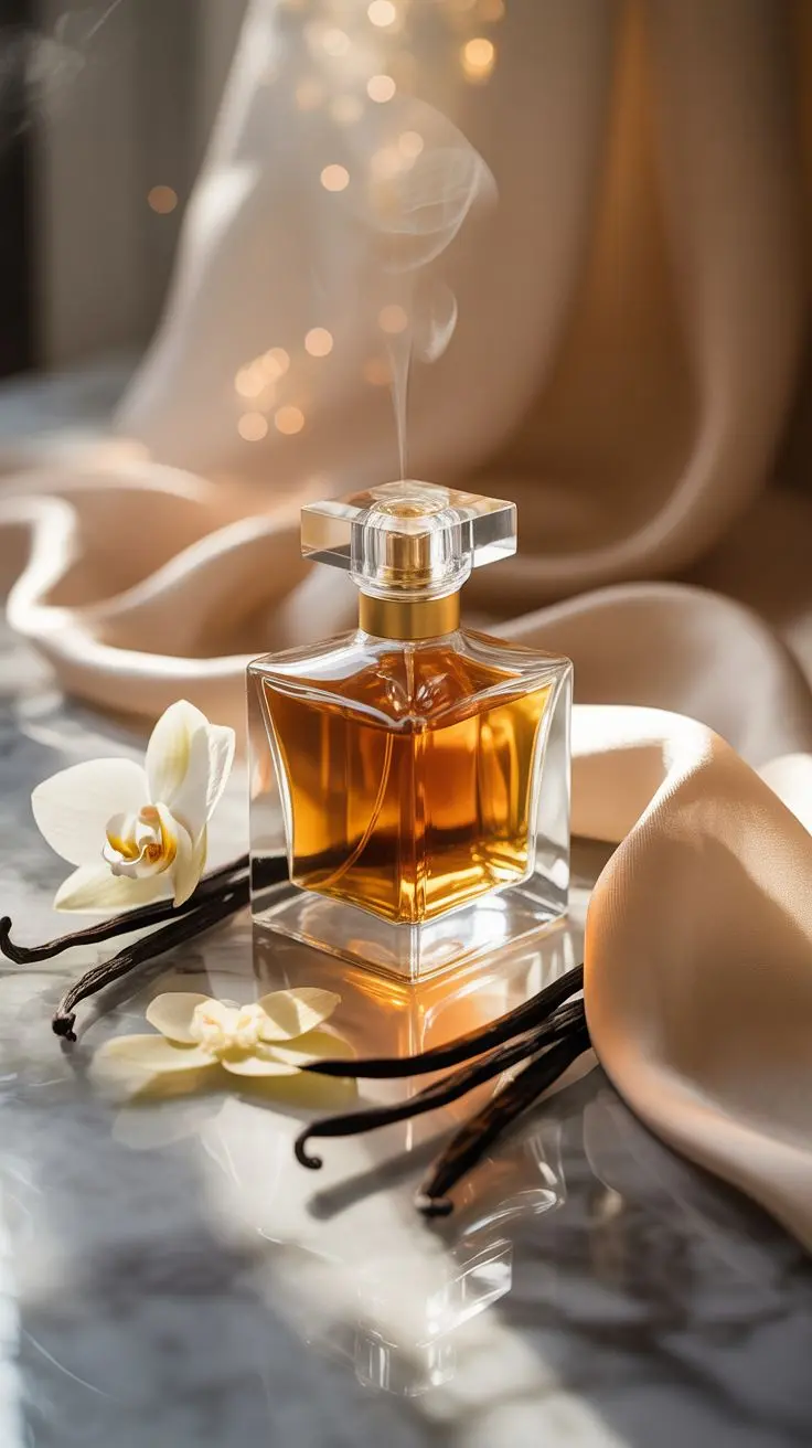 عطر جیبیهای مختلف در یک نمایشگاه با طراحی مدرن و کلاسیک
