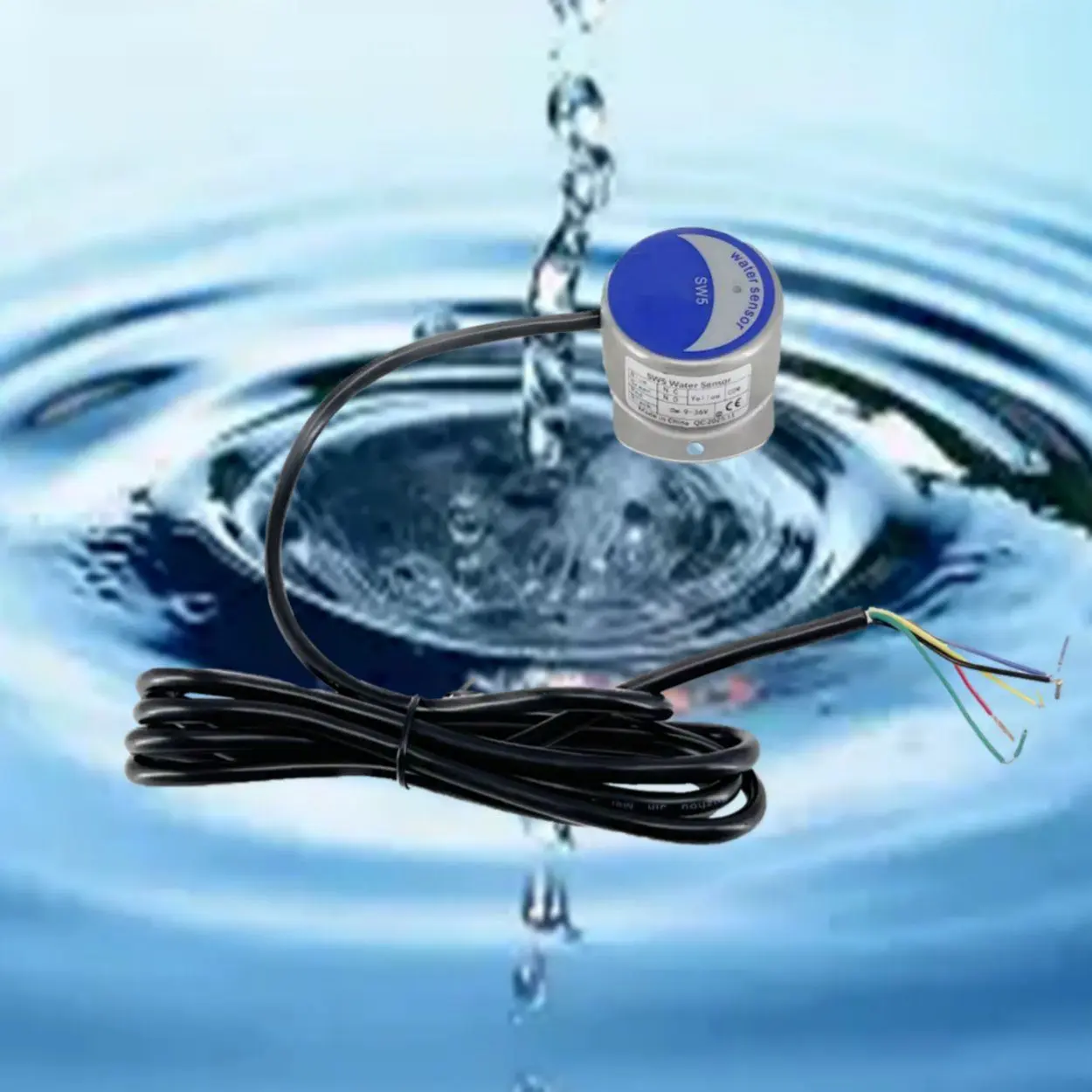 سنسور نشت آب با نشانگر LED و قابلیت هشدار صوتی