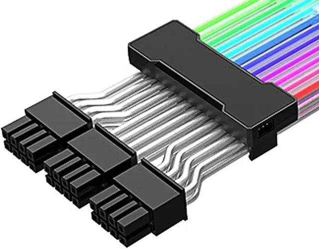 نمونه کابل رایزر با کیفیت برای کارت گرافیک با طراحی ضد خمش و عایق مناسب