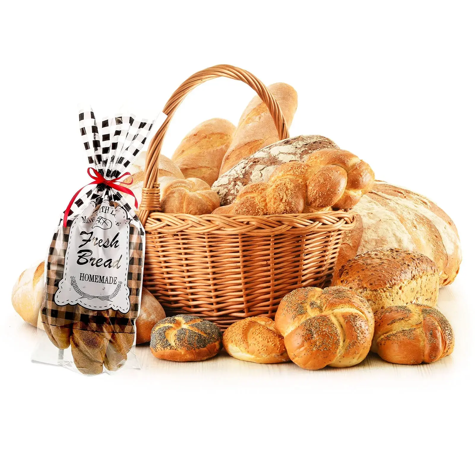 کیف پلاستیکی با طراحی خاص برای نگهداری نان و ساندویچ