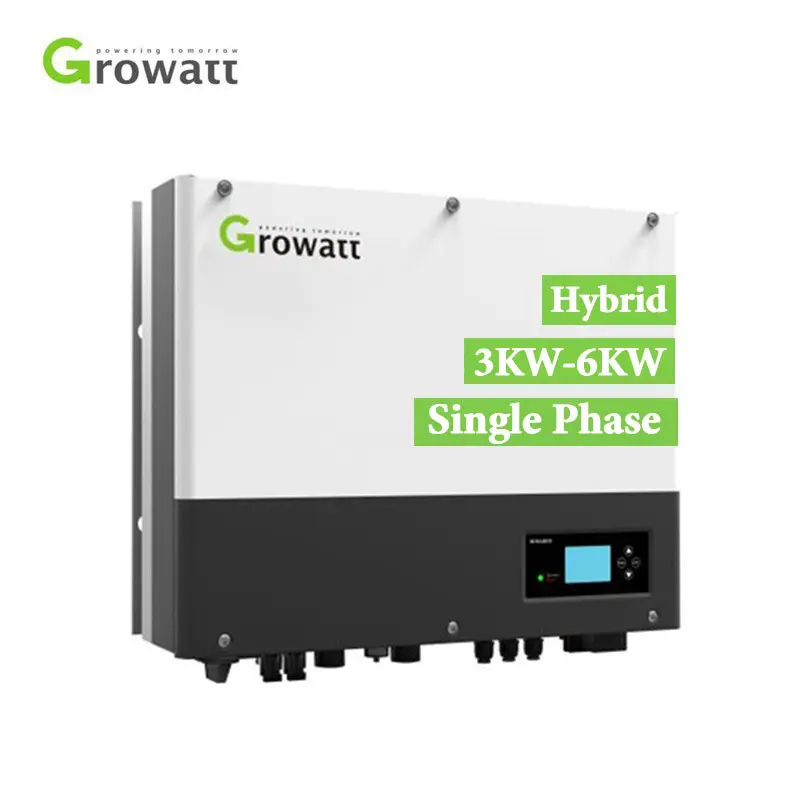 اینورتر هیبرید Growatt با توان خروجی بالا و طراحی مناسب برای سیستم‌های فندکی
