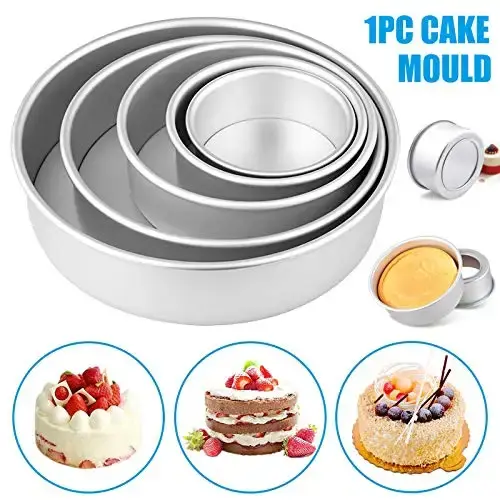 قالب کیک لایه‌ای فلزی با پوشش ضدچسب برای پخت کیک‌های چندلایه