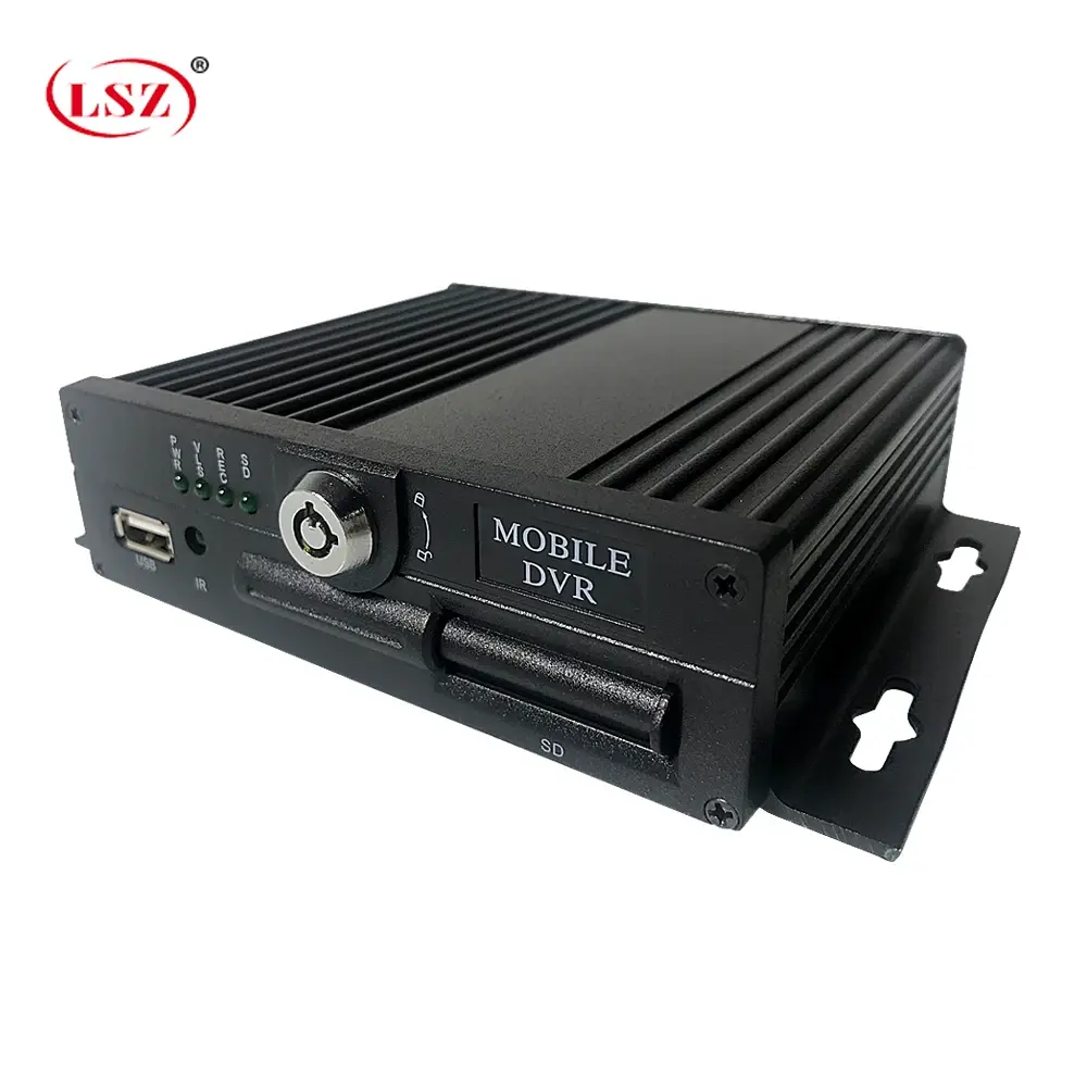 نمونه‌ای از دستگاه DVR با رابط کاربری ساده و نمایش چند کانال تصویری