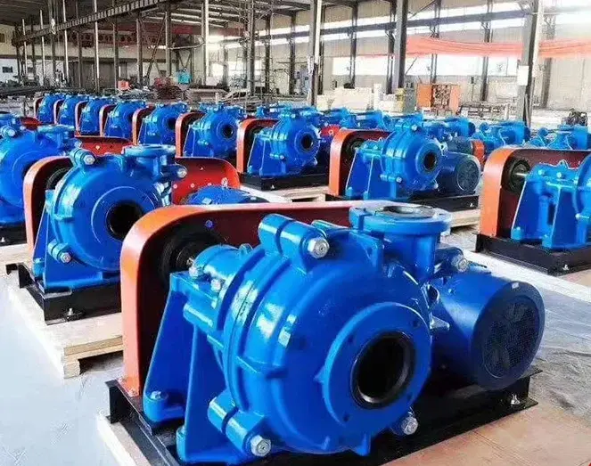 پمپ سانتریفیوژ صنعتی برای انتقال سوسپانسیونهای حاوی ذرات جامد مانند شن و ماسه