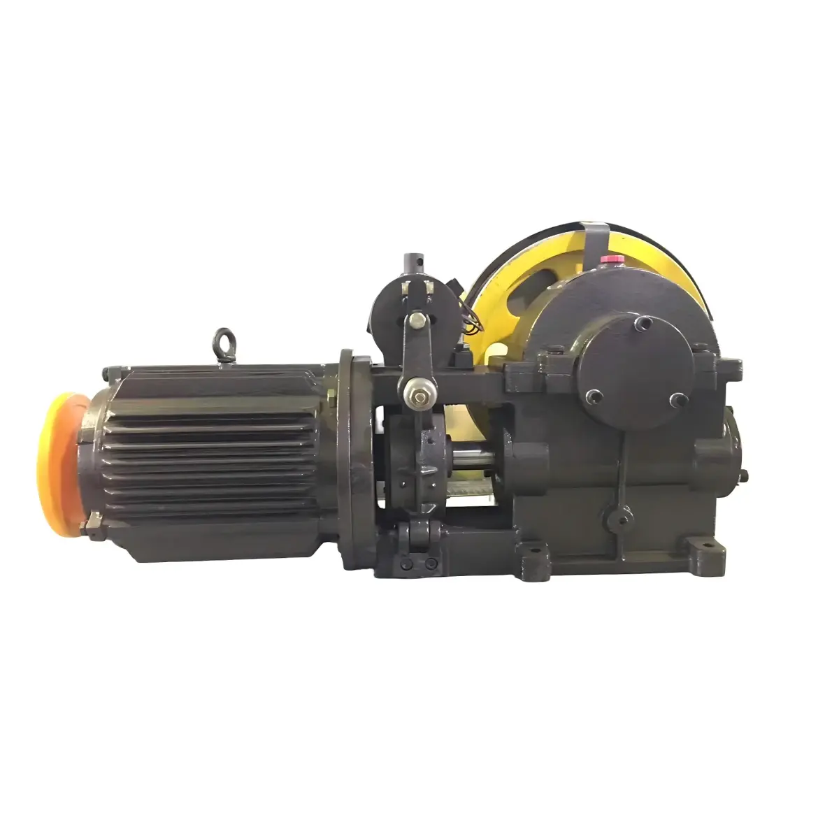 موتور گیربکسدار آسانسور با گیربکس مکانیکی و طراحی سنتی