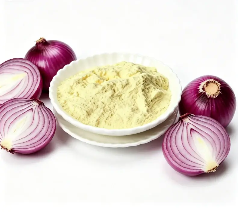 پودر پیاز طبیعی در ظروف مختلف برای استفاده در آشپزی