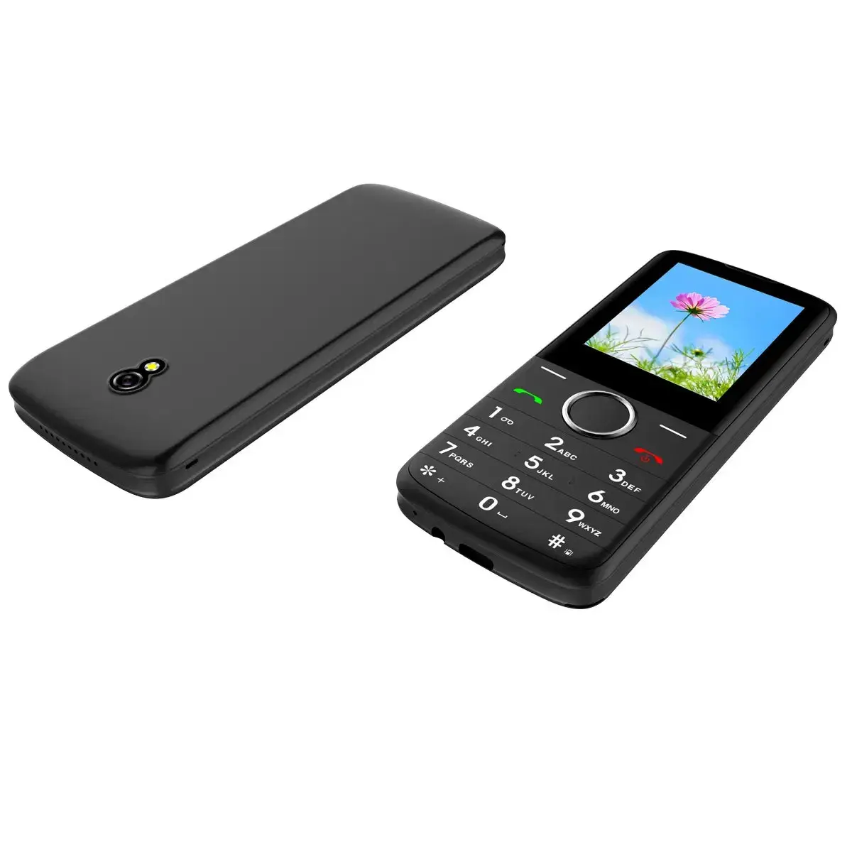 گوشی ساده دو سیمکارت با طراحی نازک و صفحه نمایش رنگی