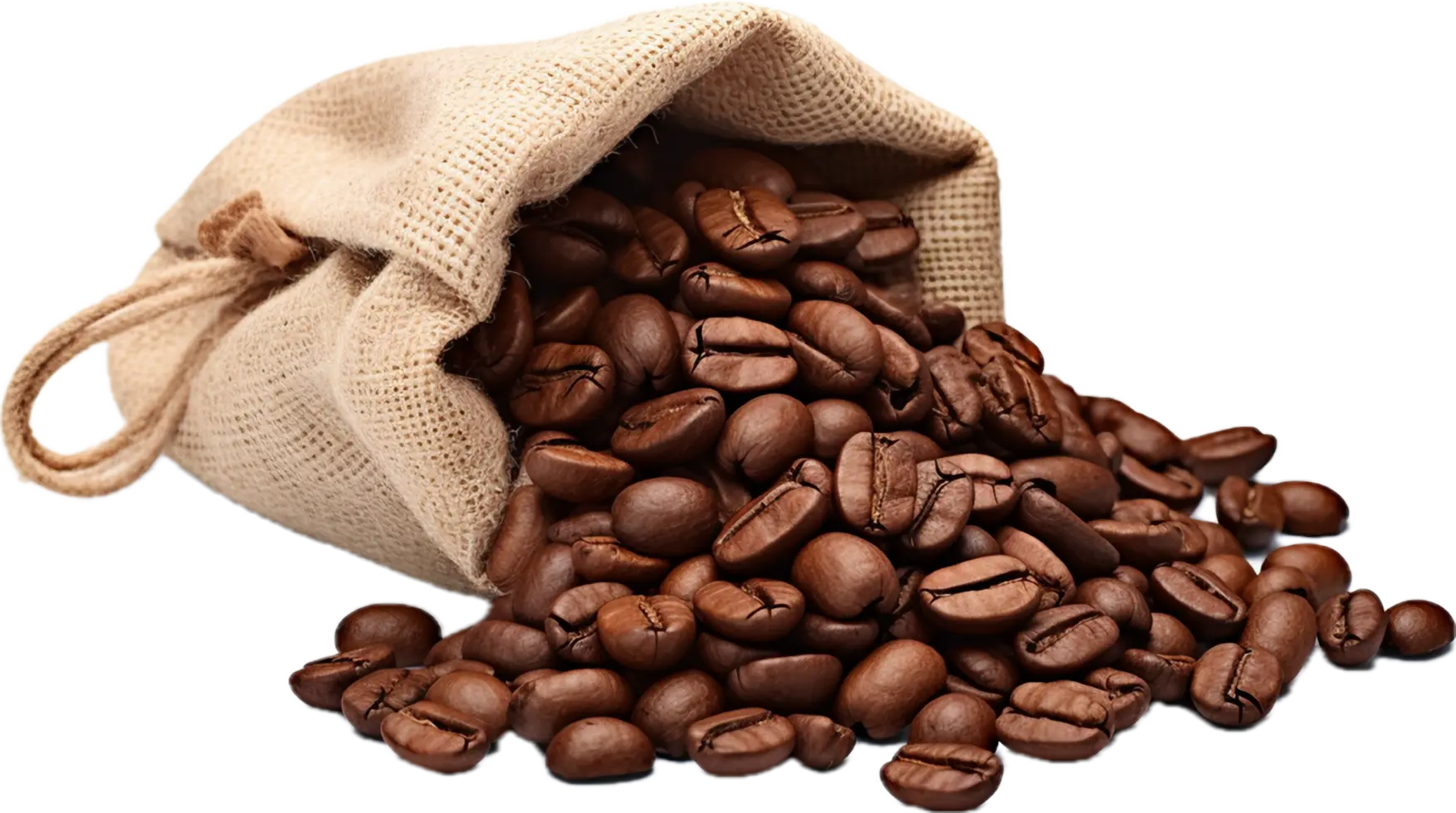 کیسههای مختلف دانه قهوه روبوستا