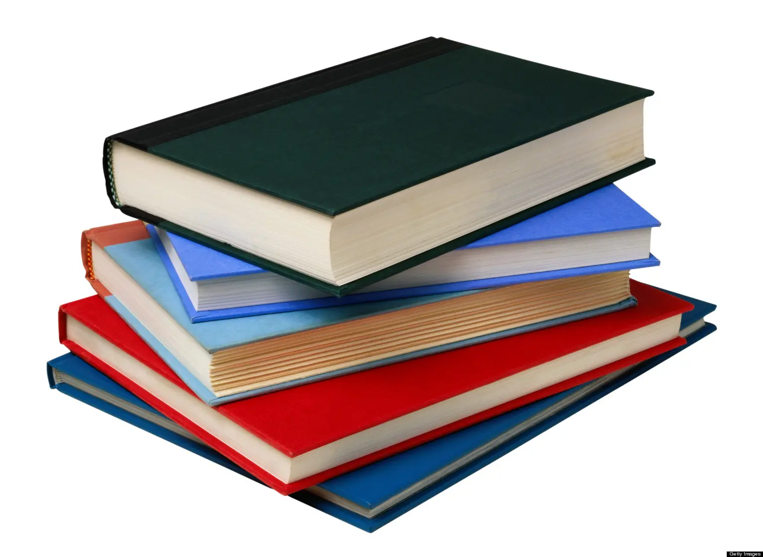 کتاب‌های دانشگاهی مختلف در کنار یکدیگر