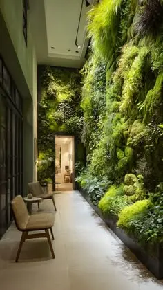 نمونه دیوار سبز مصنوعی با طراحی مدرن و گیاهان مصنوعی با کیفیت بالا