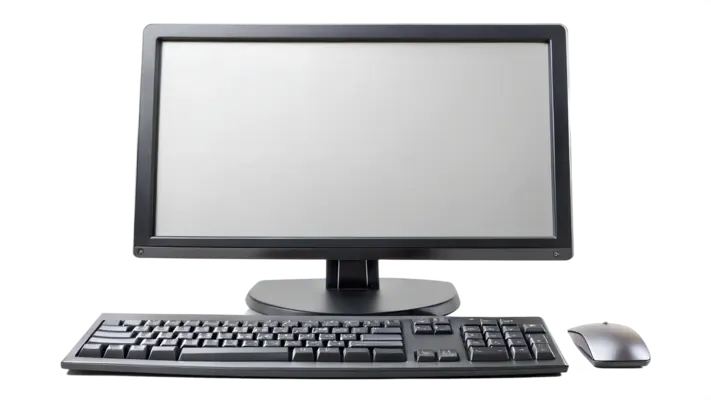 مجموعه کامپیوتری با نمایشگر و کیبورد مناسب برای کارهای حرفهای