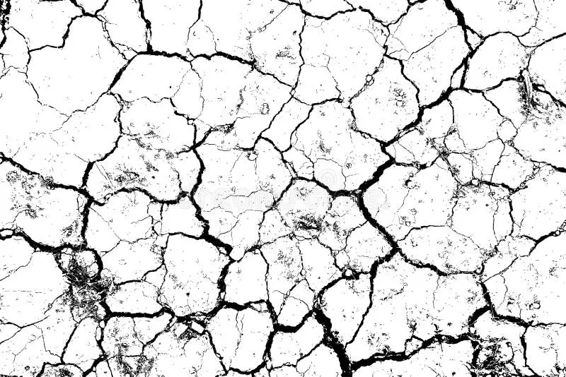 ترکهای مختلف در دیوار که نشاندهنده تغییرات طبیعی و ساختاری هستند