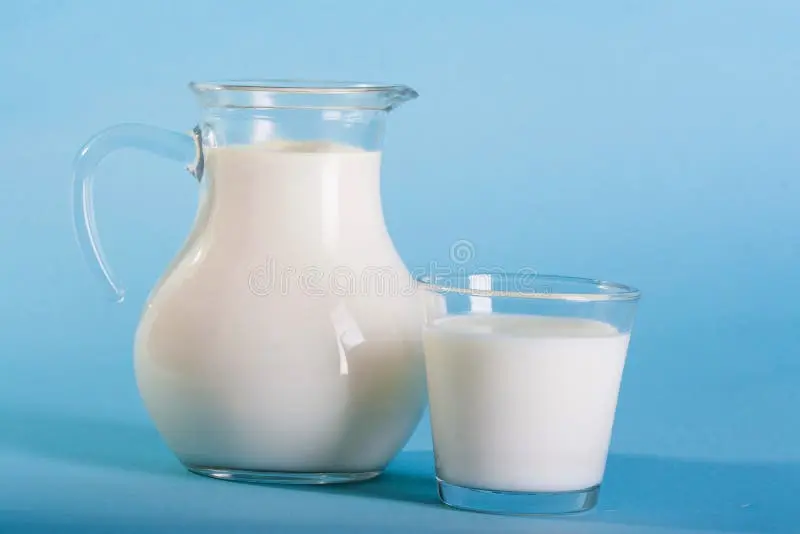 محصولات لبنی مختلف در یخچال