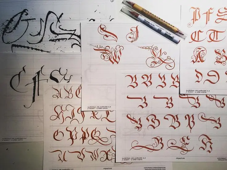 نمونه تابلو خطاطی با خط ثلث بر زمینه فلزی