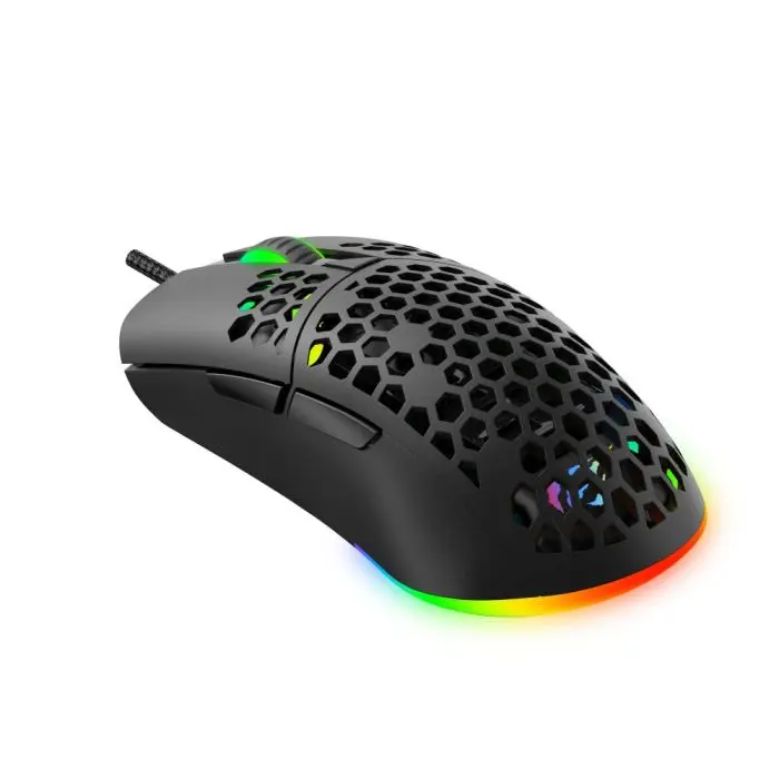 موس گیمینگ با نورپردازی RGB و طراحی ارگونومیک