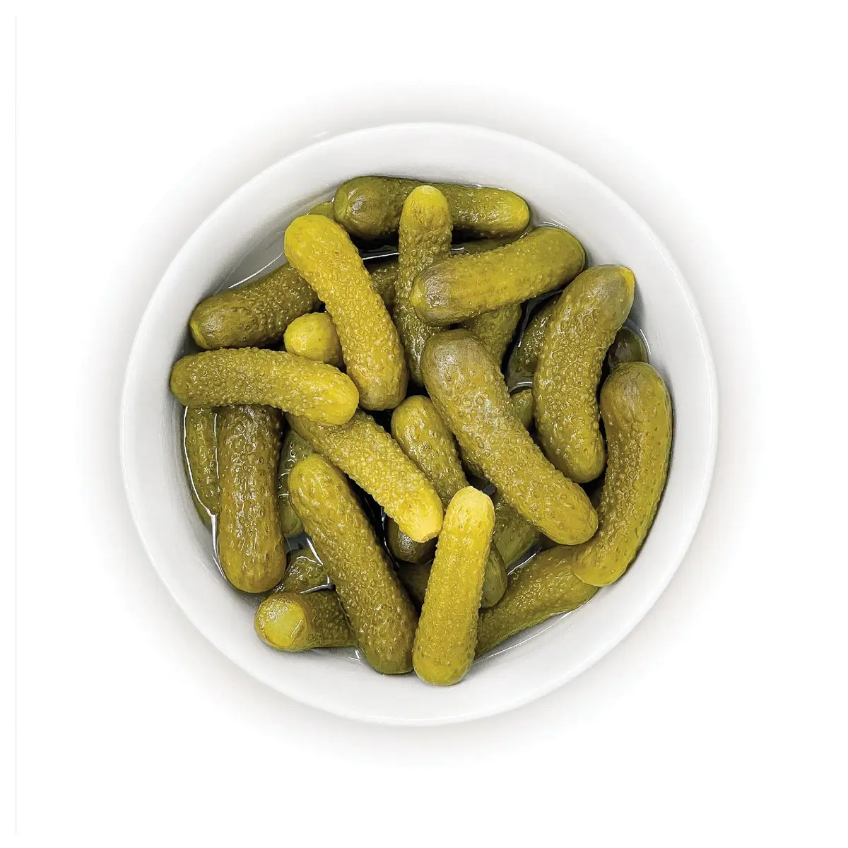 ترشی مخلوط ایتالیایی در ظرف شیشهای با سبزیجات و روغن زیتون
