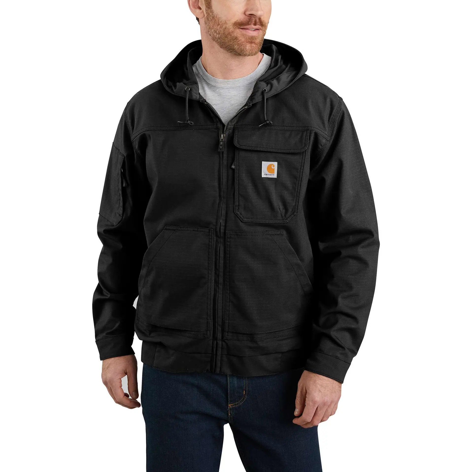 نمونهای از اجرای ژاکت فولادی بر روی تیرهای بتنی که نشاندهنده افزایش مقاومت سازه در برابر نیروهای جانبی است