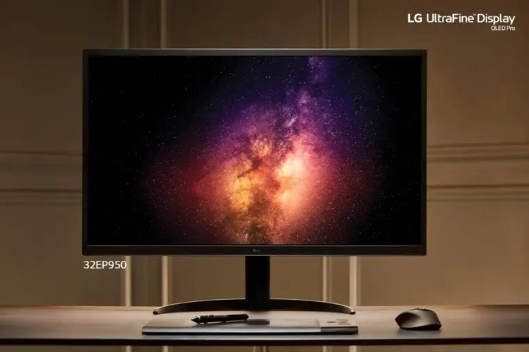 مانیتور OLED با رنگهای دقیق و کنتراست بالا برای ویرایش ویدئو
