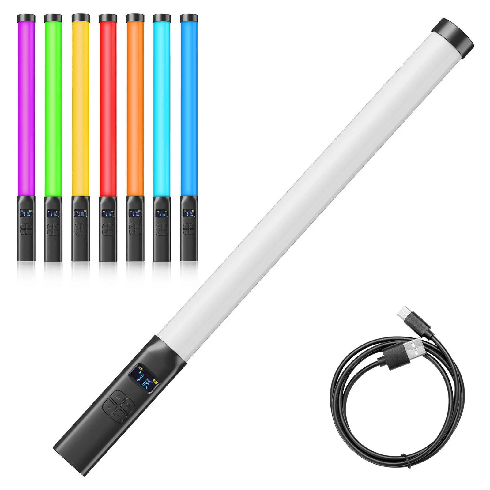 نور RGB در استودیو عکاسی با تنظیمات دقیق رنگی