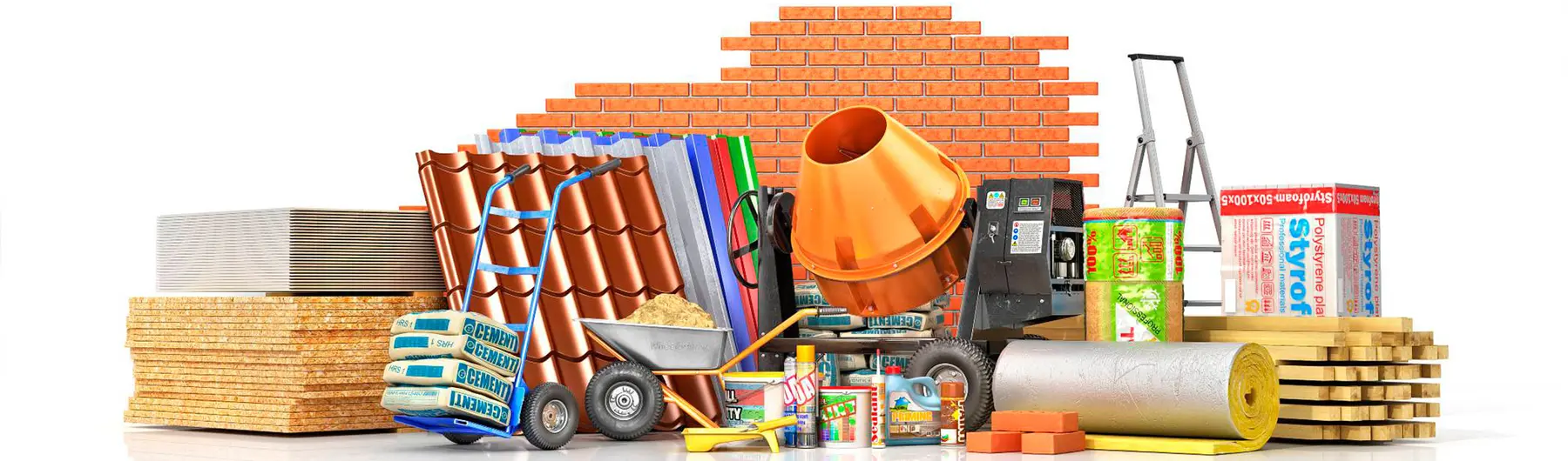 مصالح ساختمانی با کیفیت در انبارهای سازماندهی شده