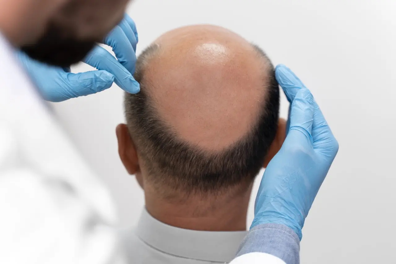 نمونهای از فرایند استخراج فولیکول در روش FUE