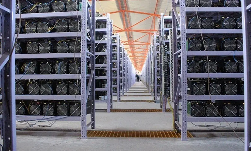 نمودار تغییرات سختی استخراج بیتکوین در طول زمان