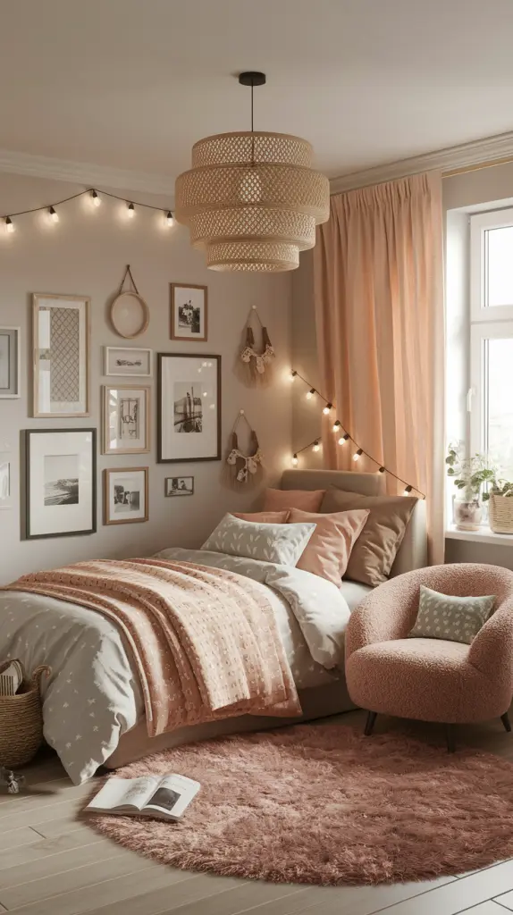 اتاق خواب سازماندهی شده با کابینت و قفسه برای نگهداری وسایل شخصی