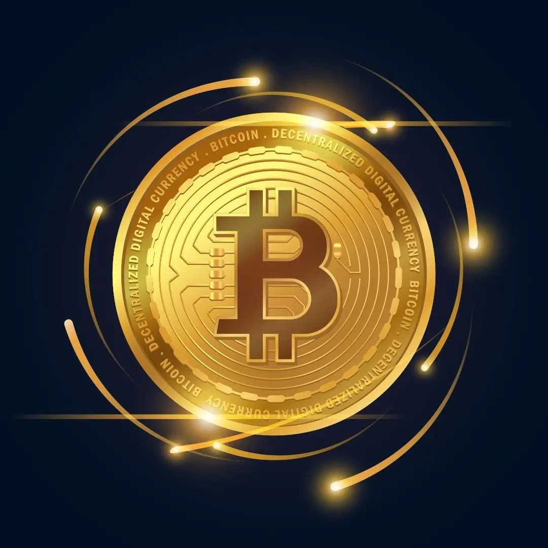 نمودار قیمت بیت‌کوین در طول زمان با نوسانات شدید