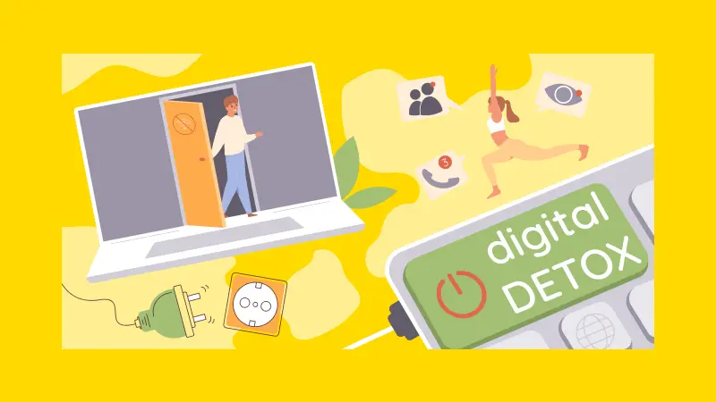 یک فرد در حال خواندن کتاب در محیطی آرام و بدون دستگاه دیجیتال