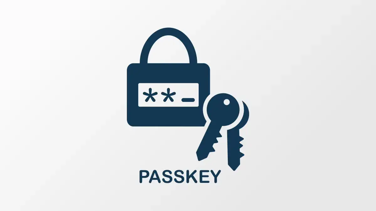 نمونهای از استفاده از Passkey در یک سیستم عامل موبایل
