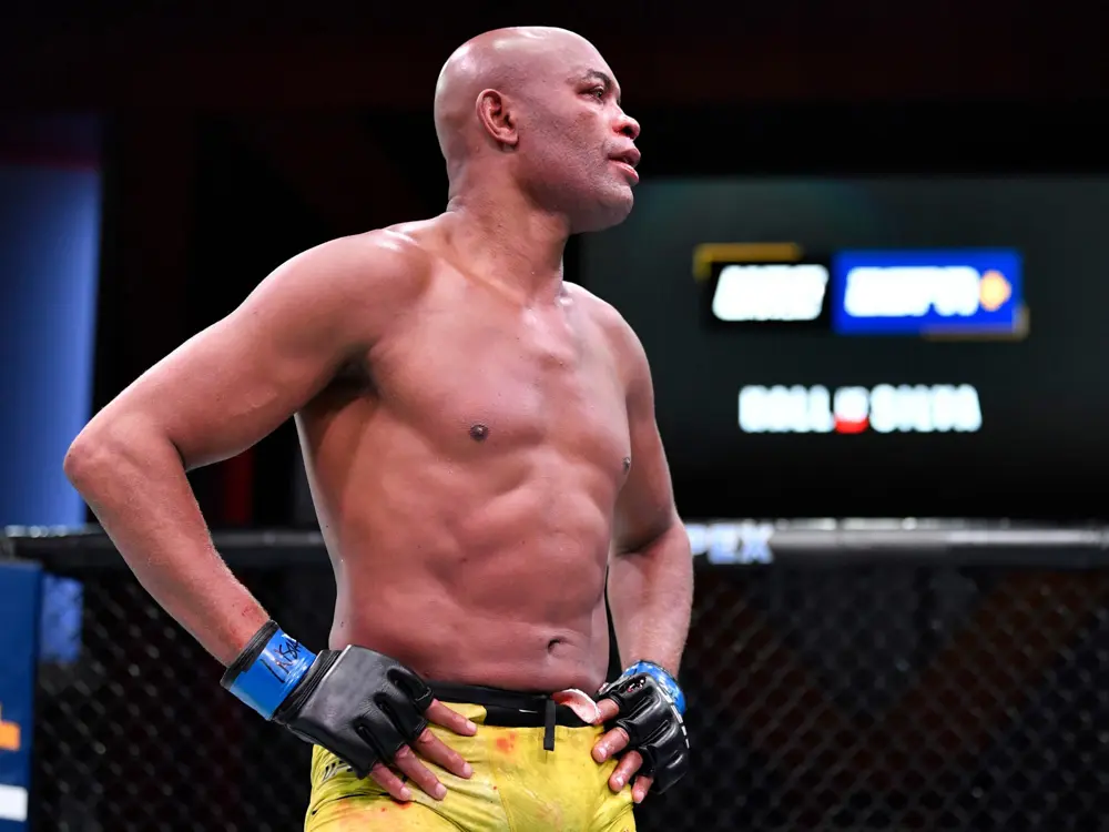 آندرسون سیلوا در حین مبارزه در UFC
