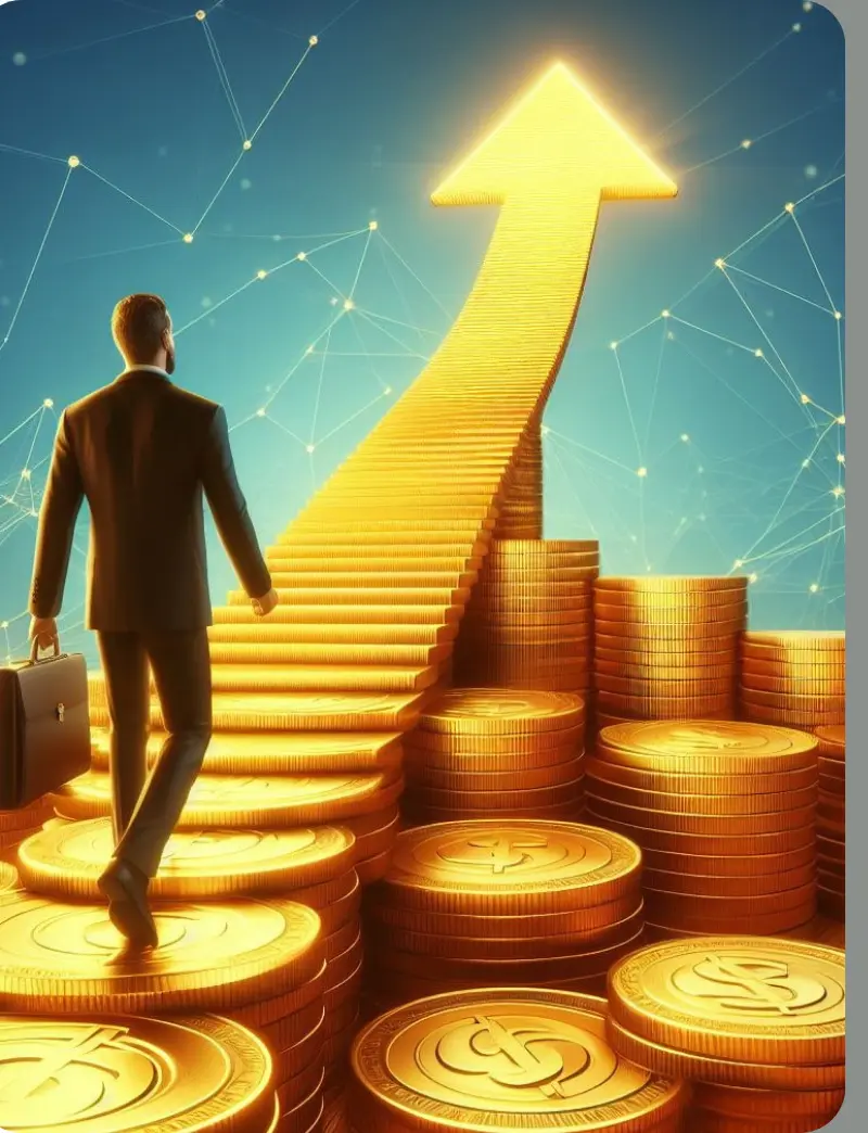 نمودار تأثیر افزایش ارزش دارایی‌ها بر تصمیمات مالی