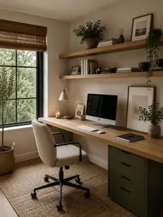 مکان مناسب برای فضای کار خانگی با جداسازی از سایر فعالیت‌های خانگی