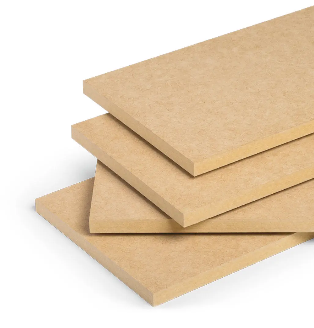 نمونهای از صفحات MDF با سطح یکنواخت و بدون ترک