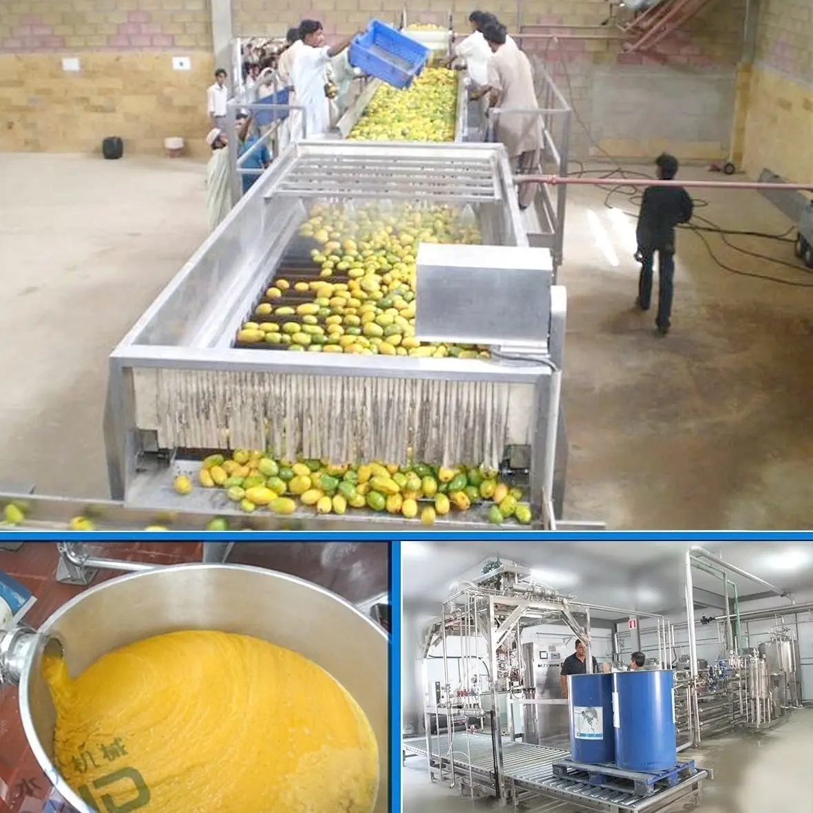خط تولید آبمیوه متمرکز با ظرفیت ۵ تنی برای تولید صنعتی