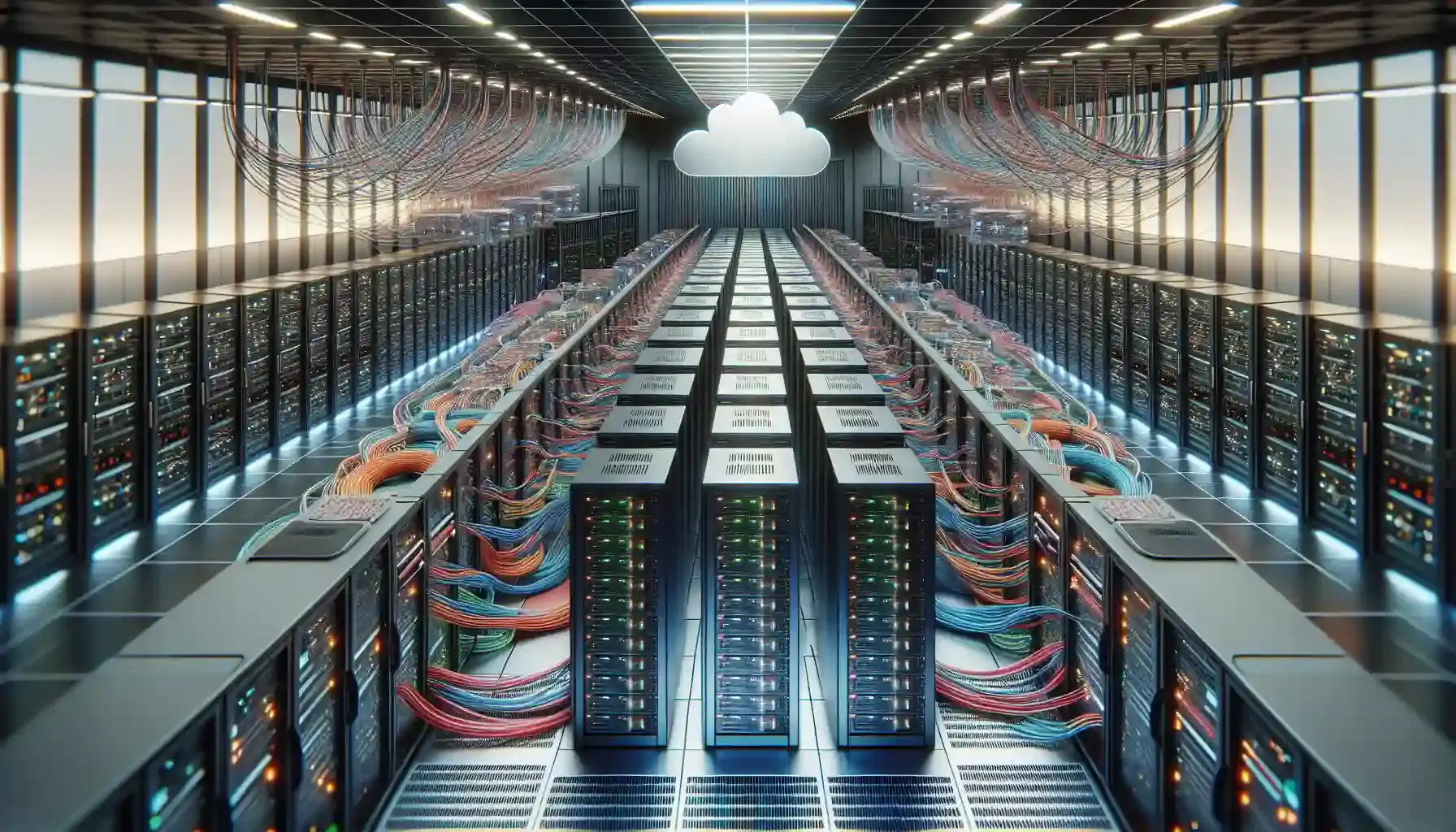 داشبورد نظارت هوشمند بر عملکرد مراکز داده با نمودارهای عملکردی