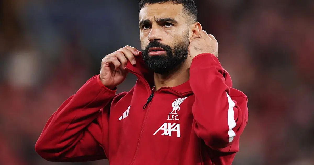 محمد صلاح در حال تمرین با تیم ملی مصر