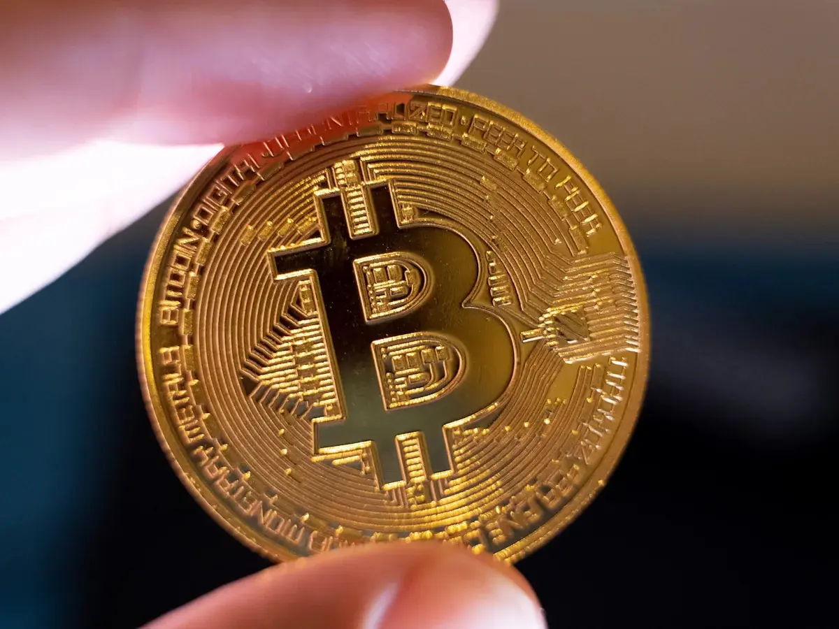 نمودار قیمت بیت‌کوین با نوسانات کوتاه‌مدت و بلندمدت