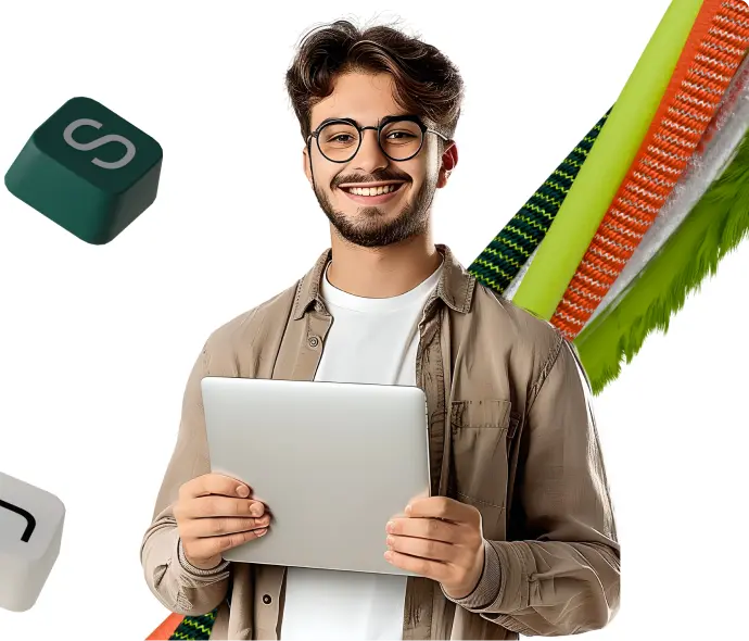 یک تیم چندرسانهای در حال همکاری برای توسعه یک پروژه هوش مصنوعی با استفاده از دادهها و تحلیلهای علمی